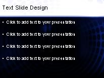 Circulary Blue Bar PowerPoint Template text slide design